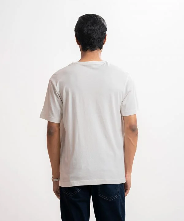 White Jersey Short Sleeve T-shirt