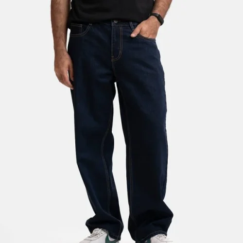 Navy Blue Denim Jeans