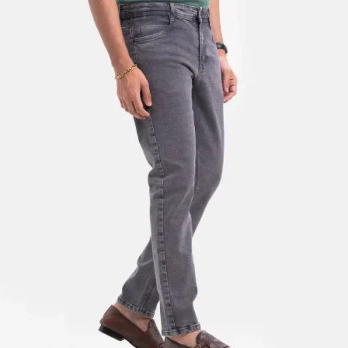 Gray Denim Pant