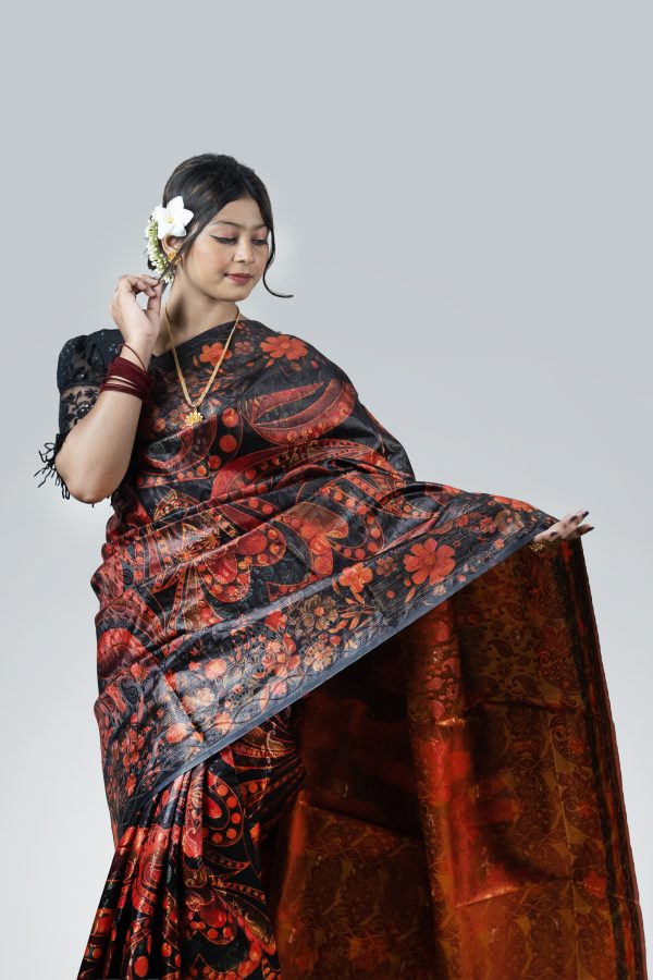 প্রিমিয়াম ঢাকাই জামদানী সিল্ক শাড়ি – রাজকীয় উৎসব কালেকশন