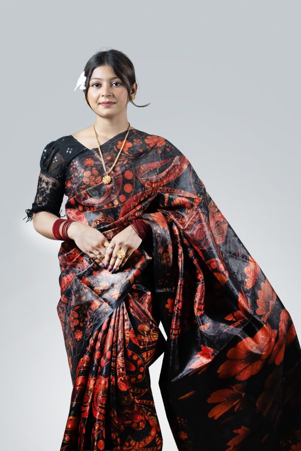প্রিমিয়াম ঢাকাই জামদানী সিল্ক শাড়ি – রাজকীয় উৎসব কালেকশন