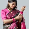 প্রিমিয়াম মিনাকারী কাতান সিল্ক শাড়ি – রয়্যাল ওয়াইন-ম্যাজেন্টা ও অ্যান্টিক গোল্ড